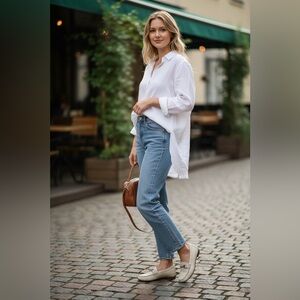 Fluchos Femme Bruni White Leather SZ: EU 36